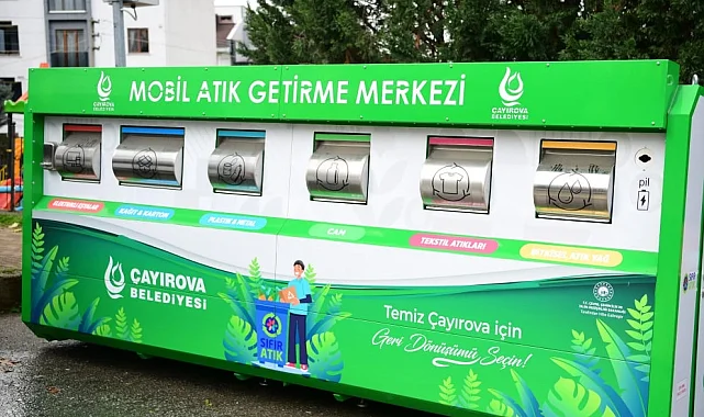 Çayırova'da 4 yeni noktaya atık getirme merkezi