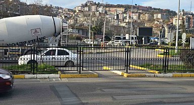 Çevre yolunda önlem alındı, yayalar üst geçide yönlendiriliyor