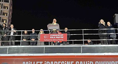 CHP Genel Başkanı Özgür Özel, Güngören'deki mitinge katıldı