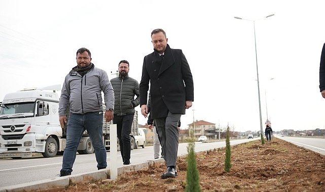 Çivril'de peyzaj çalışmaları devam ediyor