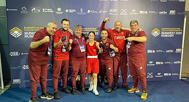 Cizreli milli boksör, Macaristan'da Avrupa şampiyonu oldu