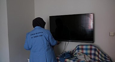 Çorum Belediyesi bu yıl 222 aileye ev temizliği hizmeti sundu