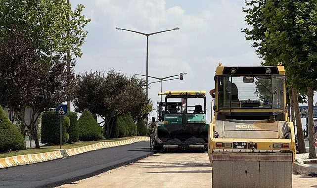Çorum Belediyesi'nden altyapı ve üstyapı hamlesi