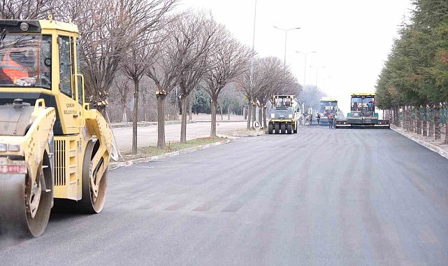 Çorum OSB'ye bin 700 ton asfalt serildi