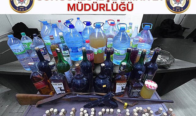 Çorum'da yılbaşı öncesi sahte alkol operasyonu: 3 gözaltı