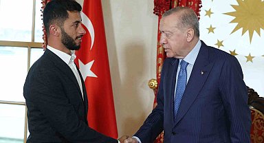 Cumhurbaşkanı Erdoğan, Oscar ödüllü Filistinli yönetmen Basel Adra'yı kabul etti