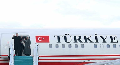 Cumhurbaşkanı Erdoğan Türkmenistan'a gitti