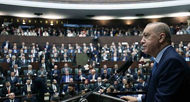 Cumhurbaşkanı Erdoğan:" KIZILELMA adını verdiğimiz insansız savaş uçağımız, MURAD isimli radarımızla tespit edilen bir savaş uçağını, GÖKDOĞAN isimli füzemizle havadan havaya tam isabetle vurmayı başardı."