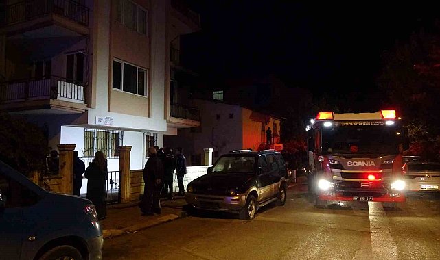Dairede çıkan yangında 3'ü çocuk 4 kişi dumandan etkilendi