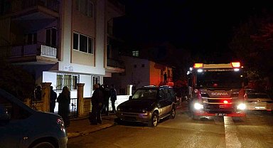 Dairede çıkan yangında 3'ü çocuk 4 kişi dumandan etkilendi