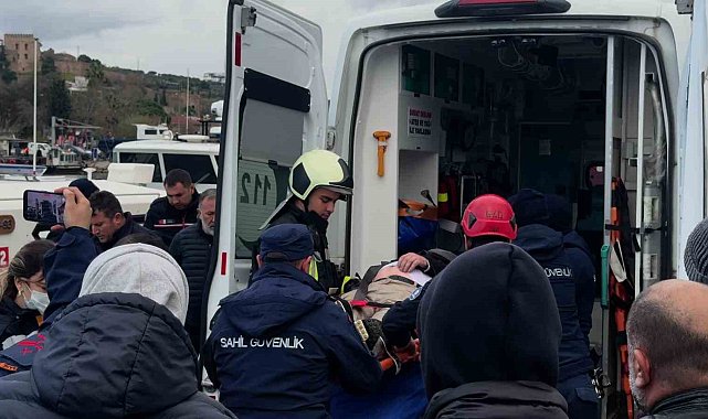 Denizde çırpınan vatandaş sahil güvenlik ekiplerince kurtarıldı