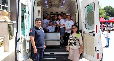 Denizli'de gelen 475 bin çağrıda 104 bin hastaya ambulans hizmeti verildi