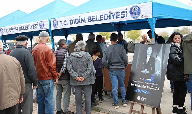 Didim'de merhume başkan Durbay için lokma hayrı düzenlendi