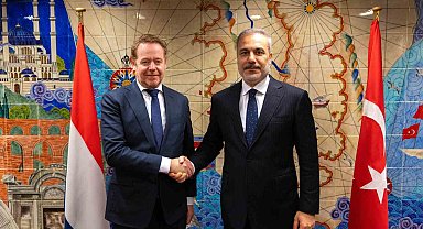 Dışişleri Bakanı Fidan, Hollandalı mevkidaşı David van Weel ile görüştü