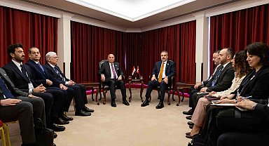 Dışişleri Bakanı Fidan, Iraklı mevkidaşı Hüseyin ile görüştü