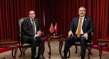 Dışişleri Bakanı Fidan, Norveçli mevkidaşı Eide ile görüştü