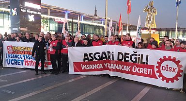 DİSK Güney Marmara'dan Bursa'da kitlesel açıklama