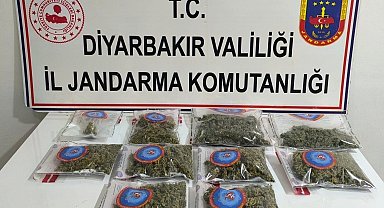 Diyarbakır'da 25 kilo esrar ele geçirildi