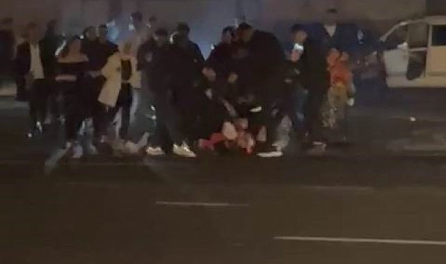 Diyarbakır'da düğün sonrası kavga: Damat, yerde yatan şahsa siper oldu