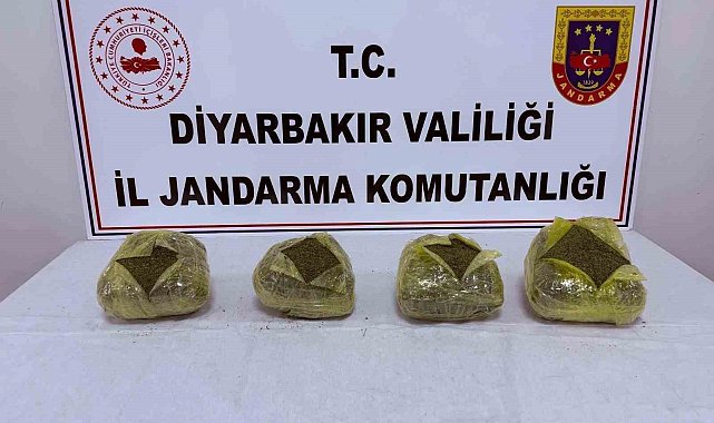 Diyarbakır'da uyuşturucu operasyonu: 38 kilo esrar ele geçirildi
