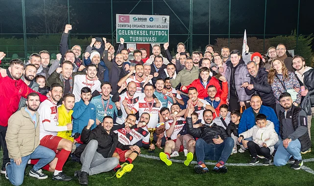 DOSAB-DOSABSİAD futbol turnuvasında şampiyon Astemo oldu