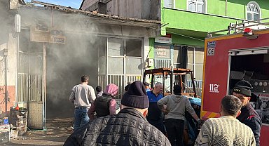 Düzce Yığılca sanayi sitesinde korkutan yangın!