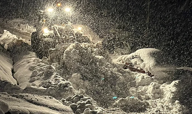 Düzce Yığılca'da kar kalınlığı 60 santimetreyi aştı