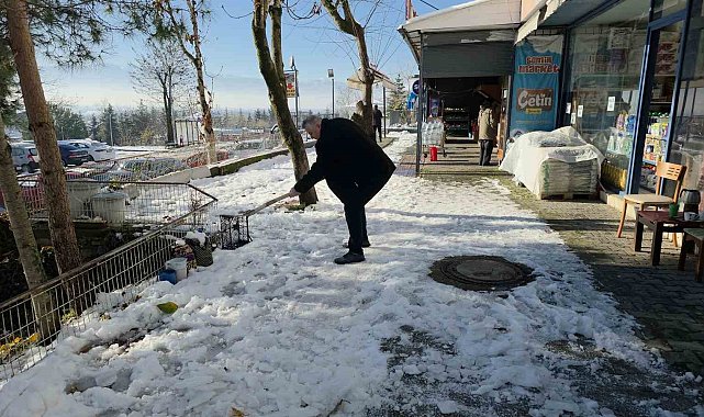 Düzce'nin "dronlu muhtarı" iş başında