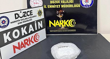 Düzce'de uyuşturucu kuryesine tutuklama!