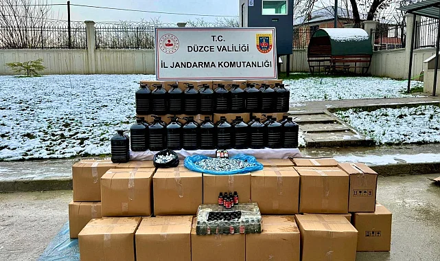 Düzce'de yılbaşı öncesi dev alkol operasyonu!