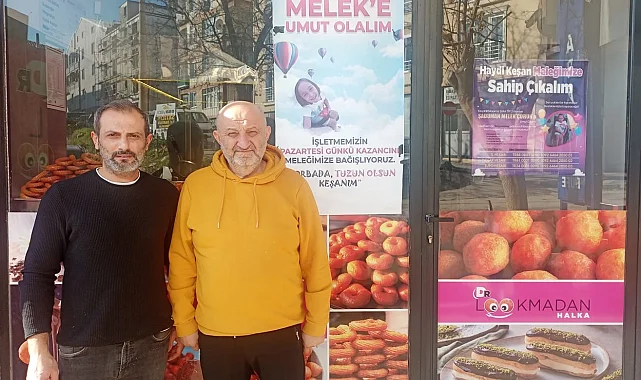 Edirne Keşan'da lokma umut oldu... MHP'li başkan ve iş ortağı gelirini SMA'lı Melek'e bağışladı