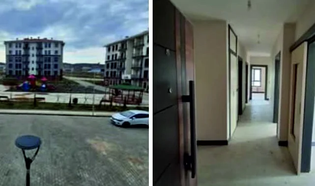 Edirne Keşan'da TOKİ'nin teslim ettiği daire anında kiraya verildi