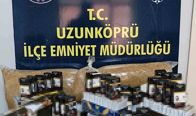 Edirne'de binlerce makaron ele geçirildi