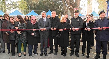 Edirne'de polis eşleri tek yürek oldu, tüm ürünler tükendi