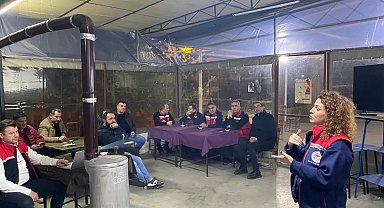 Efeler'de şap hastalığı bilgilendirmesi