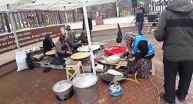 El emeği ürünlerini Filistinliler için satışa sundular