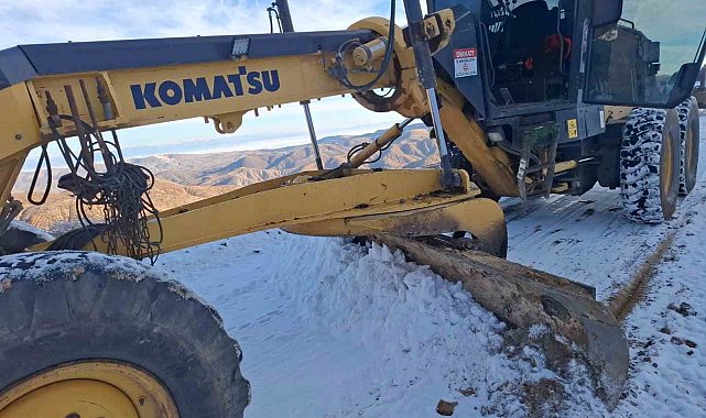Elazığ İl Özel İdaresi karla mücadele sezonunu başlattı