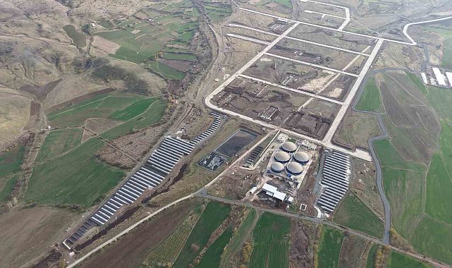 Elazığ'da 250 milyon liralık Cevizdere Besi OSB'de altyapı tamamlandı, bölge dron ile görüntülendi