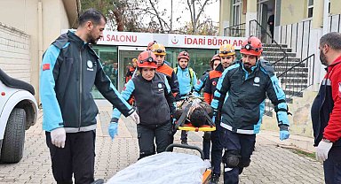 Elazığ'da deprem ve yangın tatbikatı gerçekleştirildi