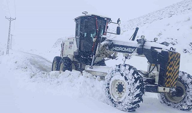 Elazığ'da kapalı köy yolu kalmadı