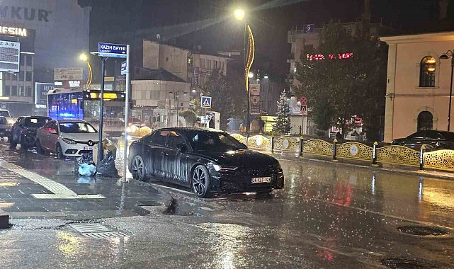 Elazığ'da sağanak yağış etkili oldu