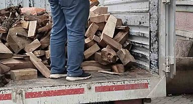 Elazığ'da yetim ailelere yakacak yardımı