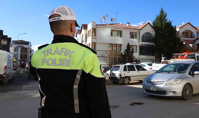 Elazığ'da yoğun bölgelerde trafik denetimi