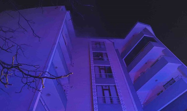 Erciş'te apartmanda yangın: 15 kişi dumandan etkilendi