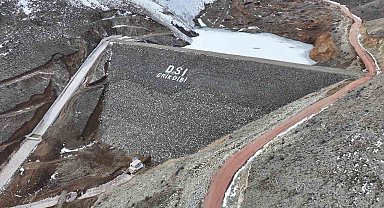 Erikdibi Göleti inşaatında çalışmalar sürüyor