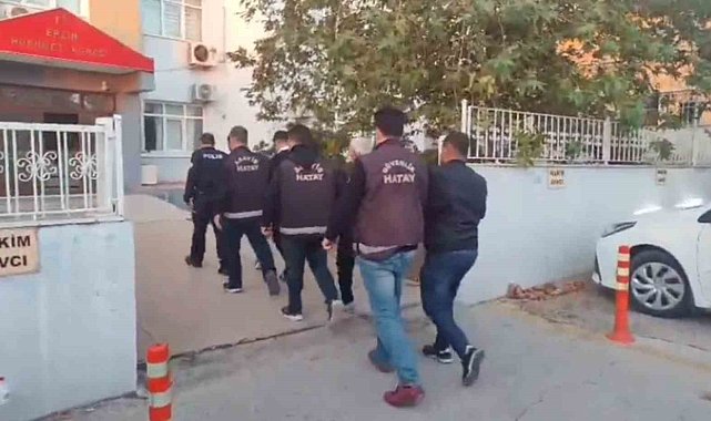 Erzin'de hapis cezası ile aranan 4 kişi tutuklandı