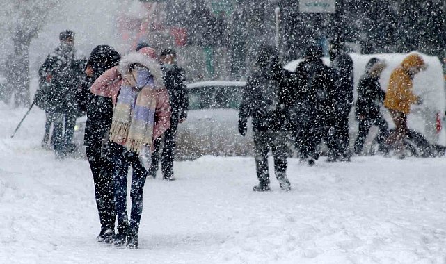 Erzincan için kuvvetli kar yağışı uyarısı