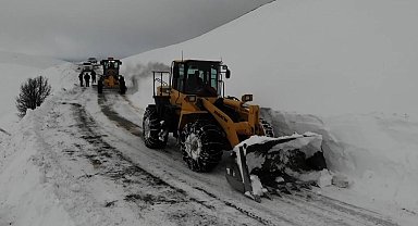 Erzincan'da kardan ulaşıma kapanan 12 köy yolu açıldı