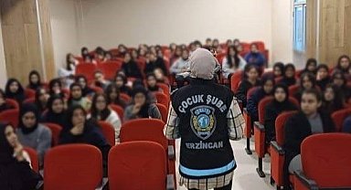 Erzincan'da öğrencilere güvenlik ve siber farkındalık eğitimi