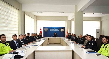 Erzincan'da yeni yıl tedbirleri masaya yatırıldı